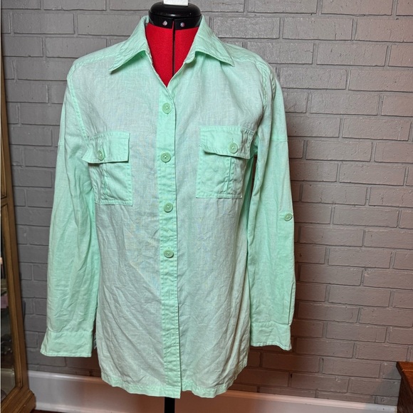 Westbound Tops - Westbound 100% Linen Button-Up Shirt –Women’s Size Small excellent conditionNWOT